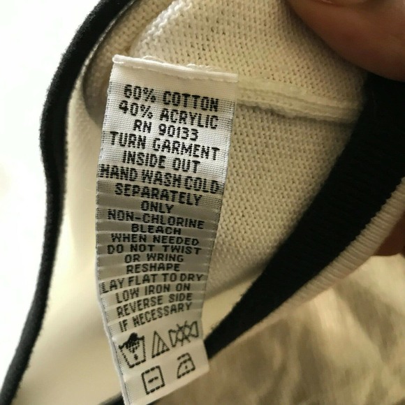 Bob Mackie Cardigan Women Sz S Cotton Blend White Purple Floral Full Zip Sweater - Picture 8 of 10